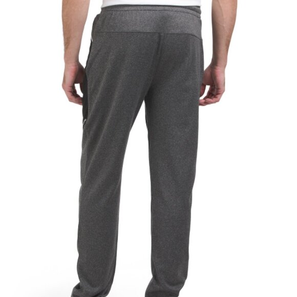 NEW  RUSSELL Color Block Lux Tech Fleece Pants black Heather for men 166mn - Picture 2 of 3